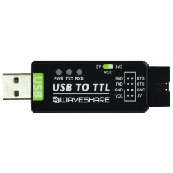 Przemysłowy konwerter USB na TTL FT232RNL obsługa wielu systemów Waveshare